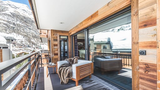 Chalet Matten Terras/Veranda