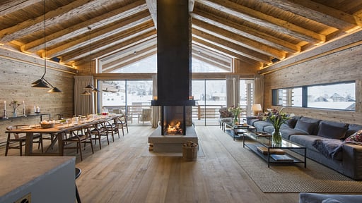 Chalet Mckinley Wohnbereich
