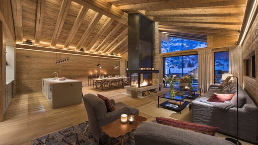 Chalet Mckinley Wohnbereich
