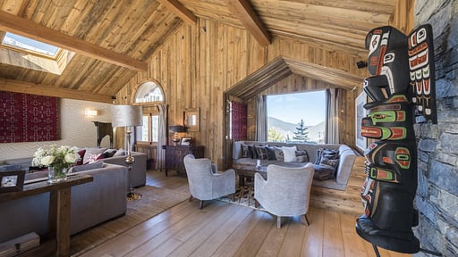 Chalet Mont Tremblant Living room
