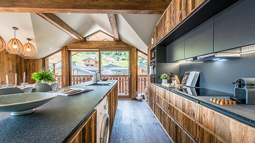 Chalet Moulin III Kitchen
