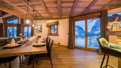 Chalet O Valala Salle à manger