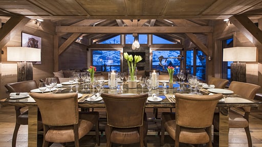 Chalet Opale Dining area