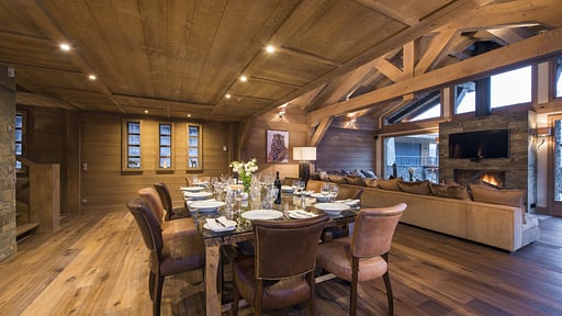 Chalet Opale Dining area