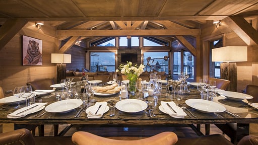 Chalet Opale Dining area