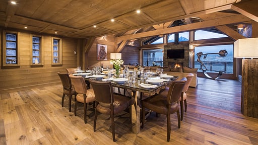 Chalet Opale Dining area