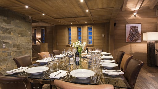 Chalet Opale Dining area