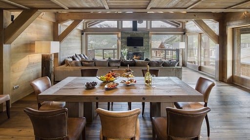 Chalet Opale Dining area
