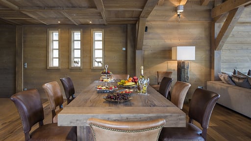 Chalet Opale Dining area