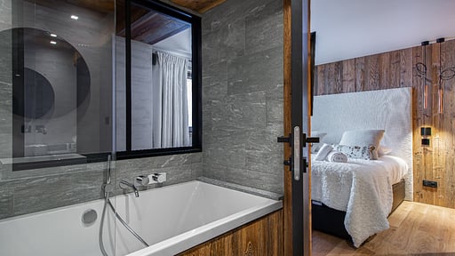Chalet Orso Schlafzimmer 1
