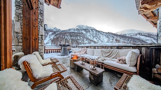Chalet Orso Terrasse/Veranda