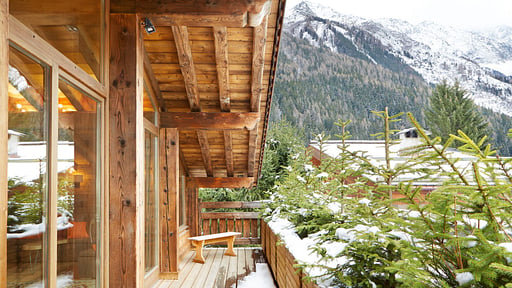 Chalet Petit Lucca Terrasse