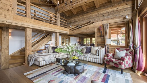 Chalet Petit Ours Living room 1