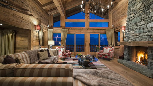 Chalet Petit Ours Living room 1