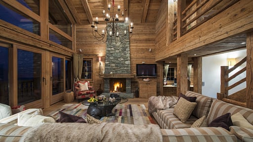 Chalet Petit Ours Living room 1