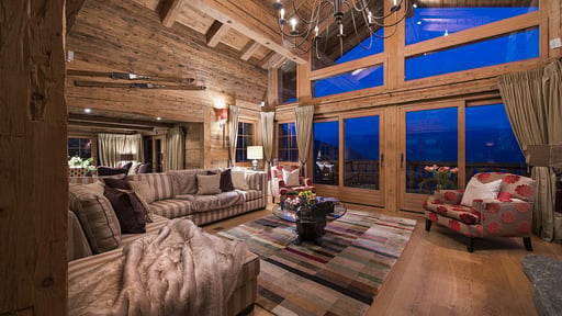 Chalet Petit Ours Living room 1