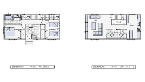 Chalet Powdersuites Floor plan