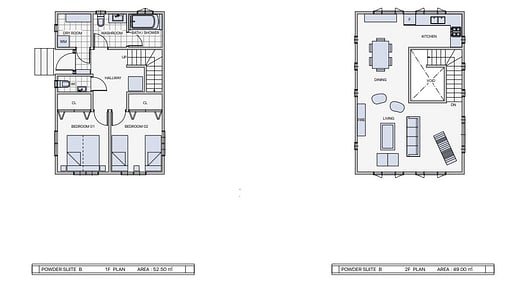 Chalet Powdersuites Floor plan