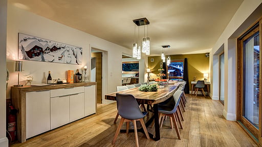 Chalet Rubicon Dining area