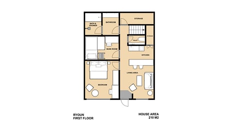 Chalet Ryoun Floor plan