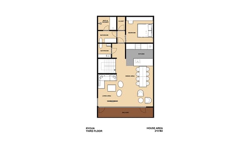 Chalet Ryoun Floor plan
