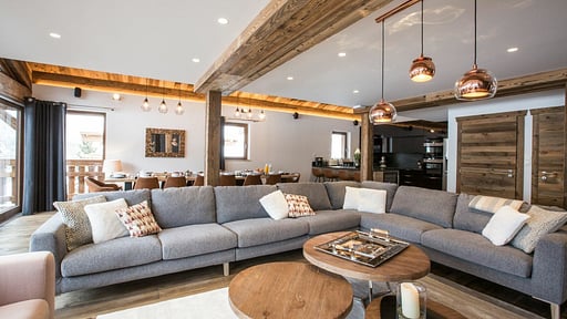 Chalet Saint Jean Woonkamer