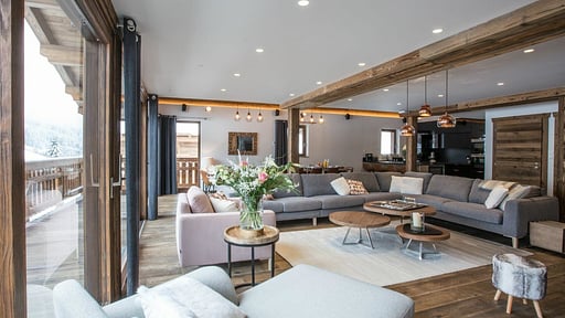 Chalet Saint Jean Woonkamer
