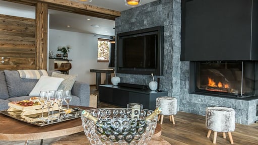 Chalet Saint Jean Woonkamer