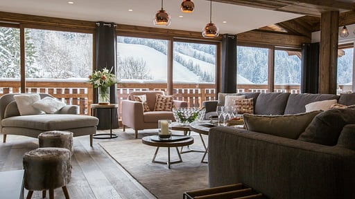 Chalet Saint Jean Woonkamer