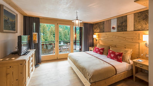 Chalet Schlumatt Schlafzimmer 1