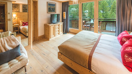 Chalet Schlumatt Schlafzimmer 1
