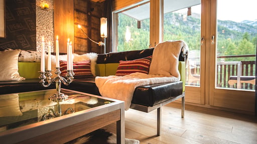Chalet Schlumatt Wohnbereich