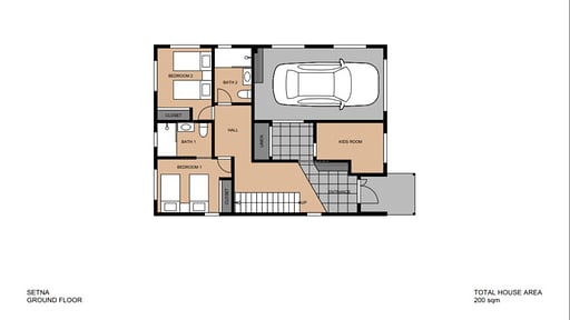 Chalet Setna Floor plan