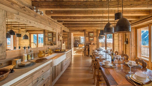 Chalet SHL Dining area