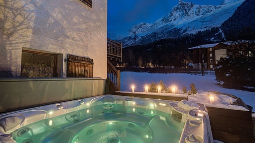 Chalet Tissières Jacuzzi