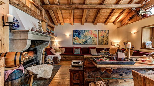 Chalet Tissières Living room