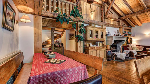 Chalet Tissières Dining area