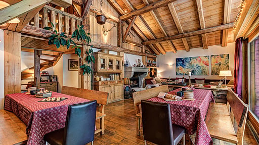 Chalet Tissières Dining area