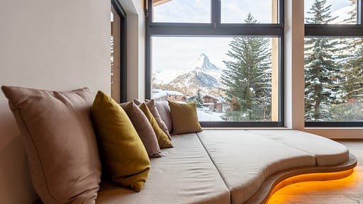 Chalet Tuftra Findelbach Wohnbereich