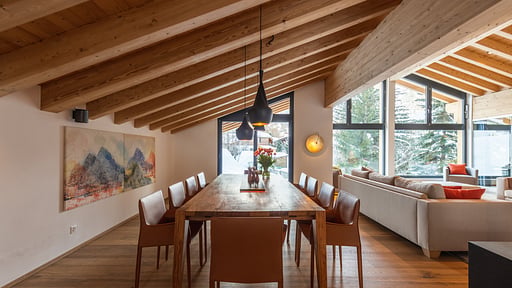 Chalet Tuftra Findelbach Essecke