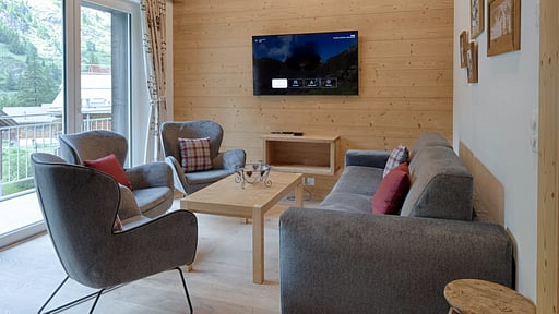 Chalet Tuftra Two Wohnbereich