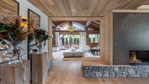 Chalet Whymper Wohnbereich