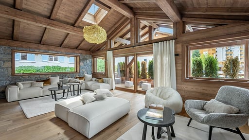 Chalet Whymper Wohnbereich