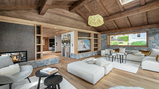 Chalet Whymper Wohnbereich
