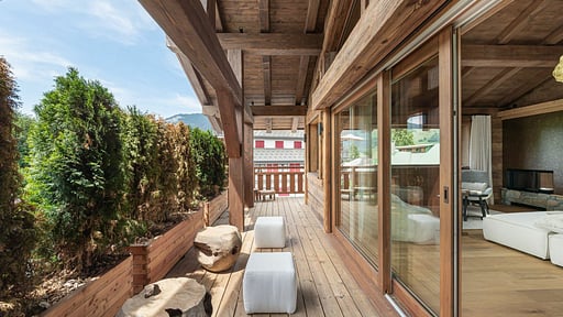 Chalet Whymper Terrasse/Veranda