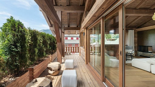 Chalet Whymper Terrasse/Veranda