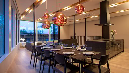 Chalet Yuki Sugi Dining area