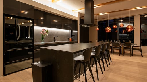 Chalet Yuki Sugi Kitchen