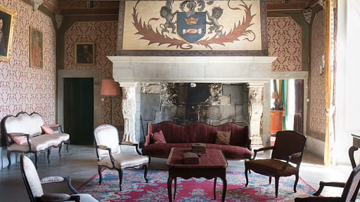 Chateau De L'Ange Living room