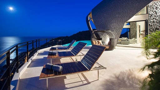 Chaweng Peak Villas Terraza/balcón